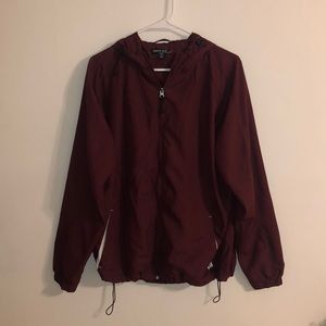 Maroon Wind Breaker